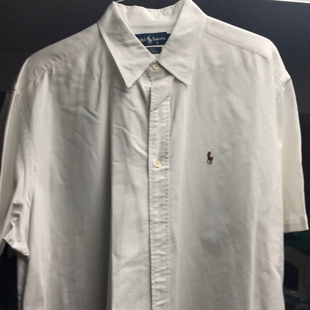 Ralph Lauren Blake white short sleeve shirt